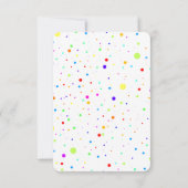 Mad Science Birthday Dank je wel Bedankkaart (Achterkant)