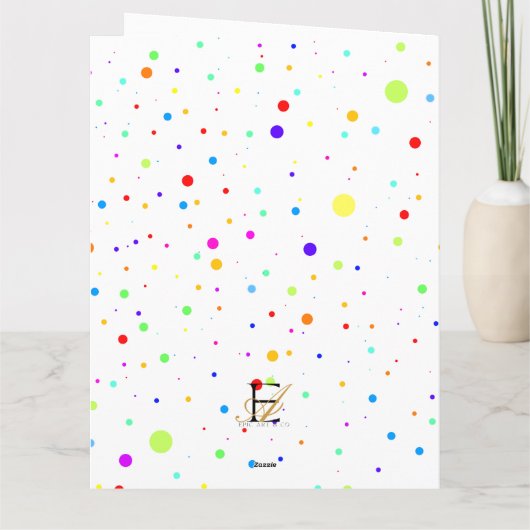 Mad Science Birthday Dank je wel Bedankkaart (Achterkant)