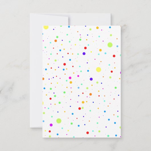 Mad Science Birthday Party Invitation for Girl Kaart (Achterkant)