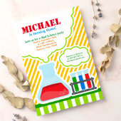 Mad Science Birthday Party Invitation Kaart
