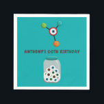 Mad Science Birthday Party Servet<br><div class="desc">voor uw specificiteit. Krediet aan DreAmLoft.</div>