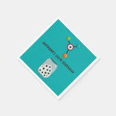 Mad Science Birthday Party Servet (Hoek)