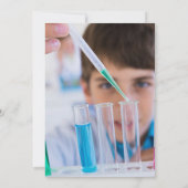 Mad Science Birthday Party: Uitnodiging voor jonge (Achterkant)