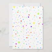 Mad Science Birthday Party: Uitnodiging voor meisj (Achterkant)