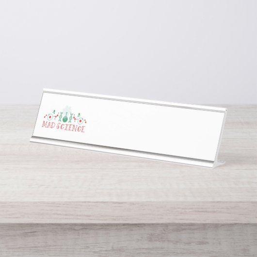 Mad Science Bureau Naambordje (Voorkant)