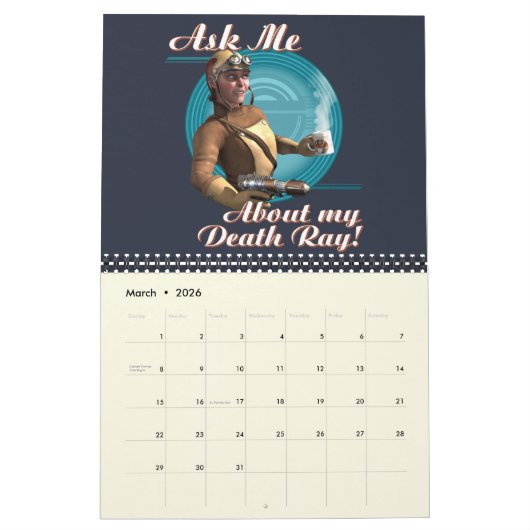 Mad Science Calendar Kalender (Mar 2026)