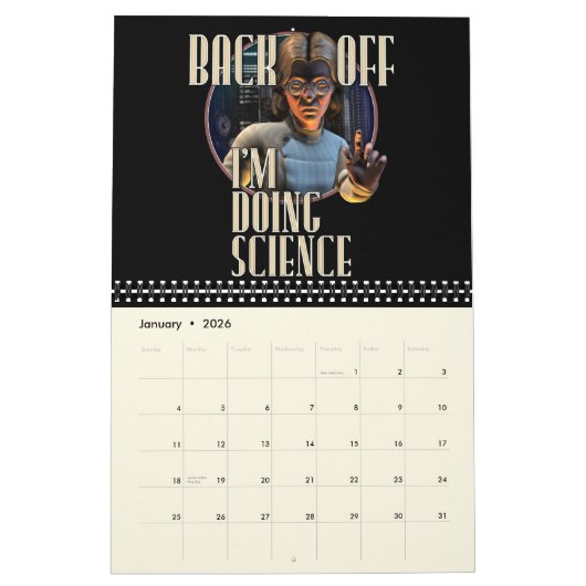 Mad Science Calendar Kalender (Jan 2026)