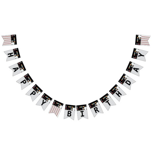 Mad Science Gelukkige Verjaardag Vlaggetjes (Alle)