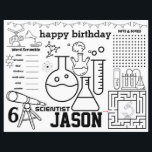 Mad Science Locations, Mad Science birthday games<br><div class="desc">Looking for something to make your party table more interesting? Here are Mad Science themed activity sheets,  perfect way to have more fun and more laughter at the party. Just place these on the party table with color pencils,  crayons,  stickers,  etc too make a merrier party.</div>