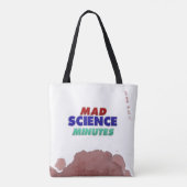 Mad Science Notulen Tas. Voorbloed bevlekt! Tote Bag (Achterkant)