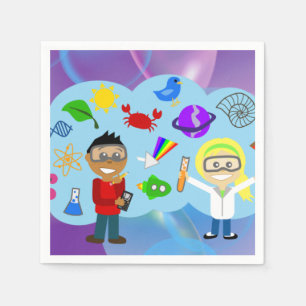 Mad Science Paper Napkins Servet