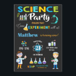 Mad Science Party Birthday Invitation Boy Kaart<br><div class="desc">Pas deze geweldige uitnodiging van de wetenschapspartij met de naam, de leeftijd en de partijdetails van uw kind gemakkelijk en snel aan, druk eenvoudig de pas het knoop aan om de stijl en de plaatsing van de tekst verder te herschikken en te formatteren. Sommige afbeeldingen kunnen rond worden bewogen om...</div>