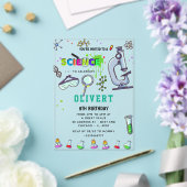 Mad Science Party Uitnodiging voor verjaardag (Insitu (Huwelijk))