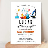 Mad Science Party Uitnodiging voor verjaardag