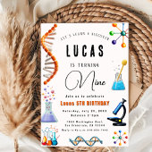 Mad Science Party Uitnodiging voor verjaardag