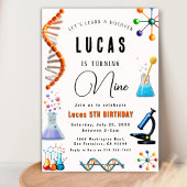 Mad Science Party Uitnodiging voor verjaardag