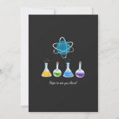 Mad Science Party verjaardagsuitnodiging jongen Kaart (Achterkant)