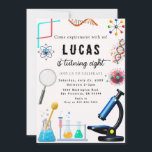 MAD Science Party verjaardagsuitnodiging Kaart<br><div class="desc">Ontsteek nieuwsgierigheid en vier in stijl met onze verjaardagsfeestuitnodigingen met een wetenschapsthema! Deze uitnodigingen zijn ideaal voor jonge wetenschappers en nieuwsgierige geesten en bevatten leuke en kleurrijke design geïnspireerd door chemie, biologie en de ruimte. Pas het aan met uw feestdetails en laat uw gasten weten dat ze een dag vol...</div>