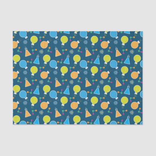 Mad Science Scientist Birthday Party Tissuepapier (Voorkant)