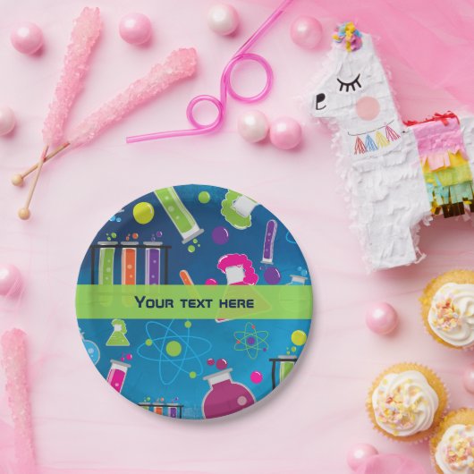 Mad Science Scientist Verjaardagsfeestje Borden Papieren Bordje (Feest)