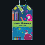 Mad Science Scientist verjaardagsfeestje cadeau La Cadeaulabel<br><div class="desc">Mad Science Scientist verjaardagsfeestje cadeau Label. Pas aan zoals u wilt.</div>