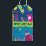 Mad Science Scientist verjaardagsfeestje cadeau La Cadeaulabel<br><div class="desc">Mad Science Scientist verjaardagsfeestje cadeau Label. Pas aan zoals u wilt.</div>