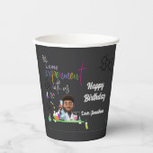 MAD SCIENCE VERJAARDAGSFEESTARTIKELEN PAPIEREN BEKERS (Voorkant)