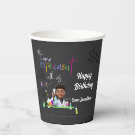 MAD SCIENCE VERJAARDAGSFEESTARTIKELEN PAPIEREN BEKERS