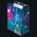 Mad Science Wetenschapper Verjaardagsfeestje Gift  Medium Cadeauzakje<br><div class="desc">Mad Science Wetenschapper Verjaardagsfeestje Gift Bag. Overeenkomende objecten beschikbaar.</div>
