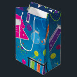 Mad Science Wetenschapper Verjaardagsfeestje Gift  Medium Cadeauzakje<br><div class="desc">Mad Science Wetenschapper Verjaardagsfeestje Gift Bag. Overeenkomende objecten beschikbaar.</div>