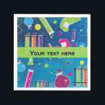 Mad Science Wetenschapper Verjaardagsfeestje Serve Servetten<br><div class="desc">Mad Science Wetenschapper Verjaardagsfeestje Servetten. Aanpassen met elke tekst.</div>