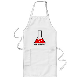 Mad Scientist Apron Lang Schort
