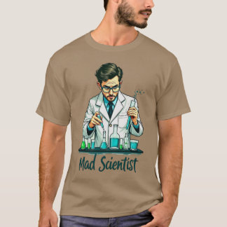  Mad Scientist Art. T-shirt
