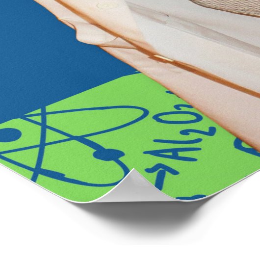 Mad Scientist Banner voor Christelijk Poster (Hoek)