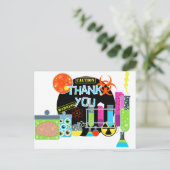 Mad Scientist Bedankt Briefkaart (Staand voorkant)