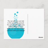 Mad Scientist Bedankt Briefkaart (Achterkant)