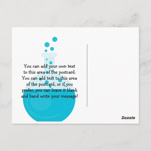 Mad Scientist Bedankt Briefkaart (Achterkant)