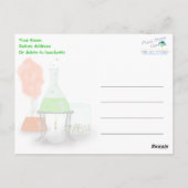 Mad Scientist Bedankt Briefkaart (Achterkant)