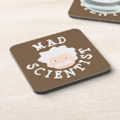Mad Scientist Bier Onderzetter (Linkerzijde)
