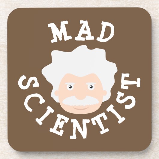 Mad Scientist Bier Onderzetter (Voorkant)
