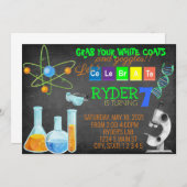 Mad Scientist Birthday Kaart (Voorkant / Achterkant)