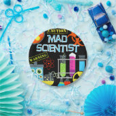 Mad Scientist Birthday Paper Borden Papieren Bordje (Feest)