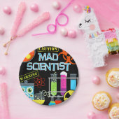 Mad Scientist Birthday Paper Borden Papieren Bordje (Feest)