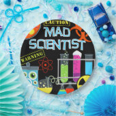 Mad Scientist Birthday Paper Borden Papieren Bordje (Feest)