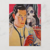 Mad Scientist Briefkaart (Voorkant)