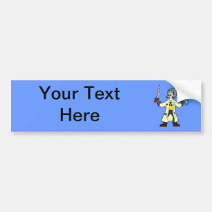 Mad-Scientist Bumpersticker