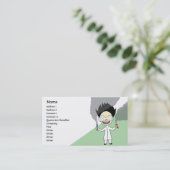 Mad Scientist - Business Visitekaartje (Staand voorkant)