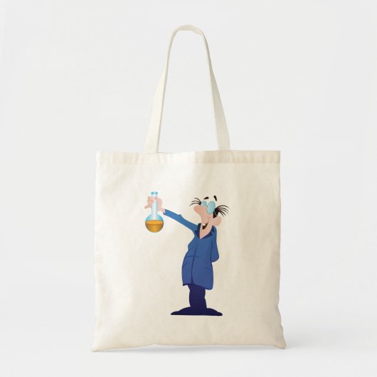 Mad Scientist Canvas tas (Voorkant)