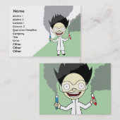 Mad Scientist - Chubby Visitekaartje (Voorkant / Achterkant)