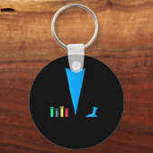 Mad Scientist Costume Nerd Chemistry Fun Science Sleutelhanger (Voorkant)